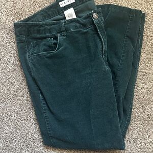 Dark Green Corduroy Pants